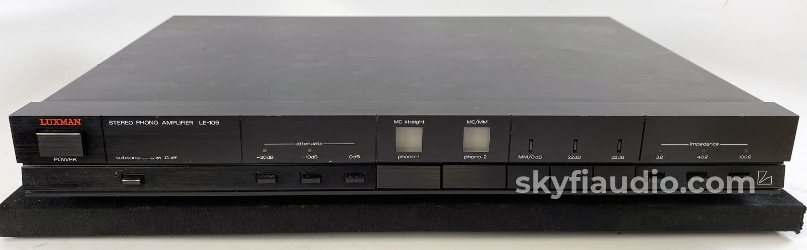 Luxman Le-109 Phono Preamplifier - Super Flexible Capable And Rare