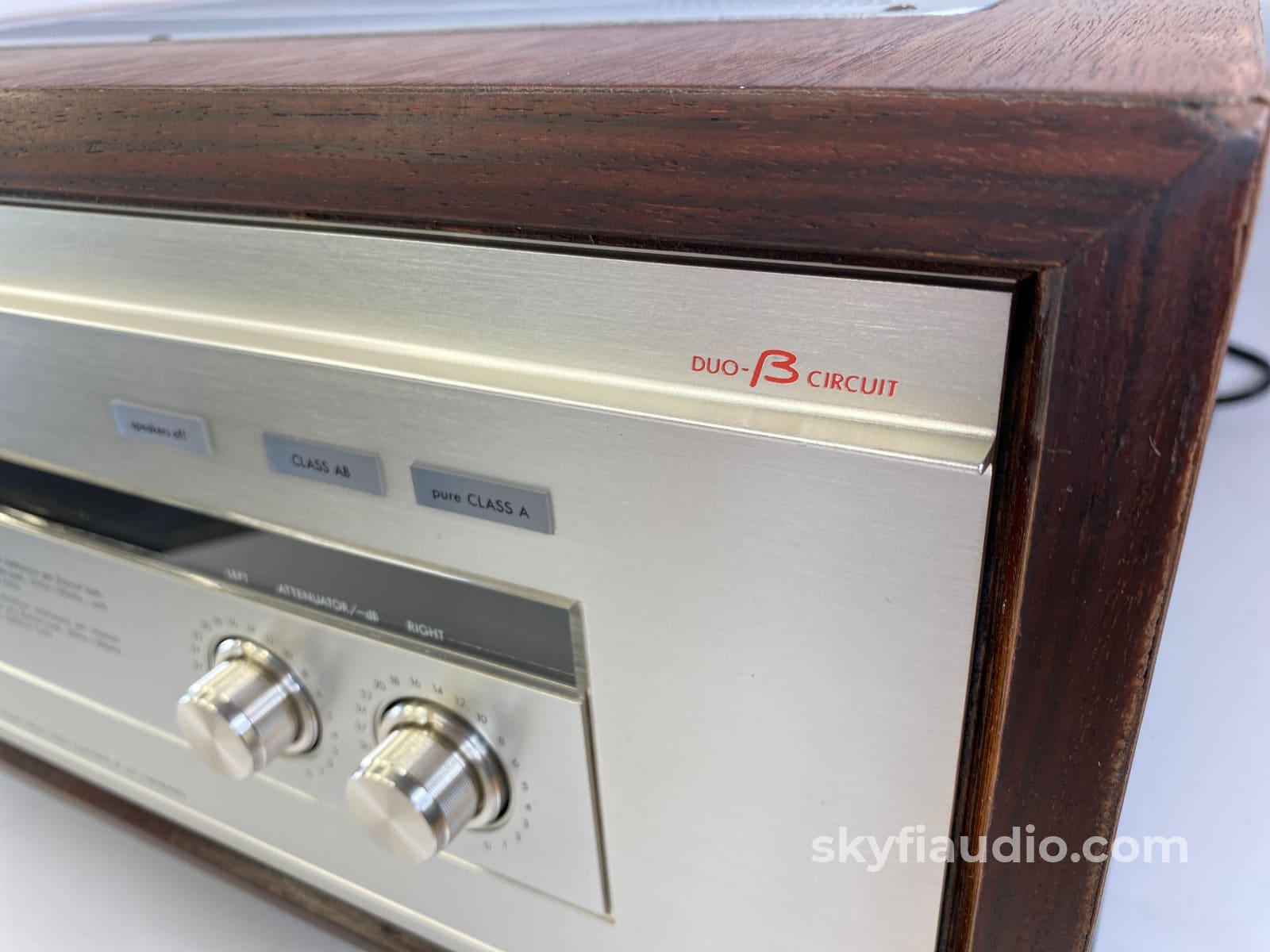 Luxman M-300 Vintage Solid State Amplifier - Serviced Plus Refinished Cabinet Gorgeous!