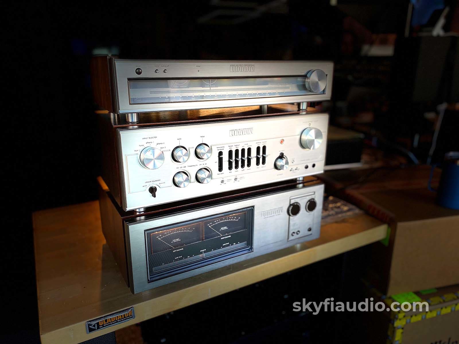 Luxman Vintage Stereo System - Amp Preamp And Tuner Skyfi Curated