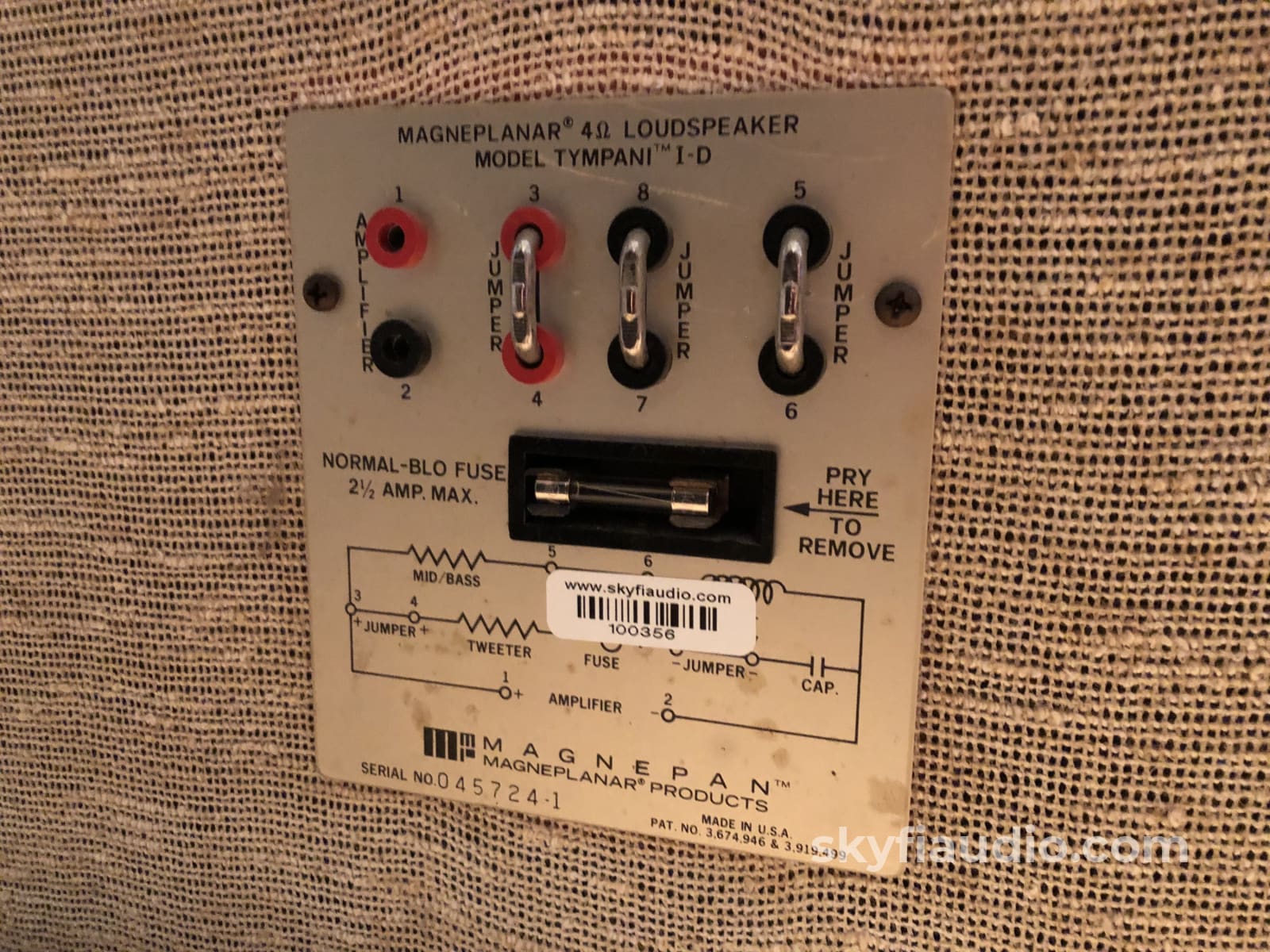 Magnapan Tympani I-D Speakers - Vintage Survivor Set (New Price)