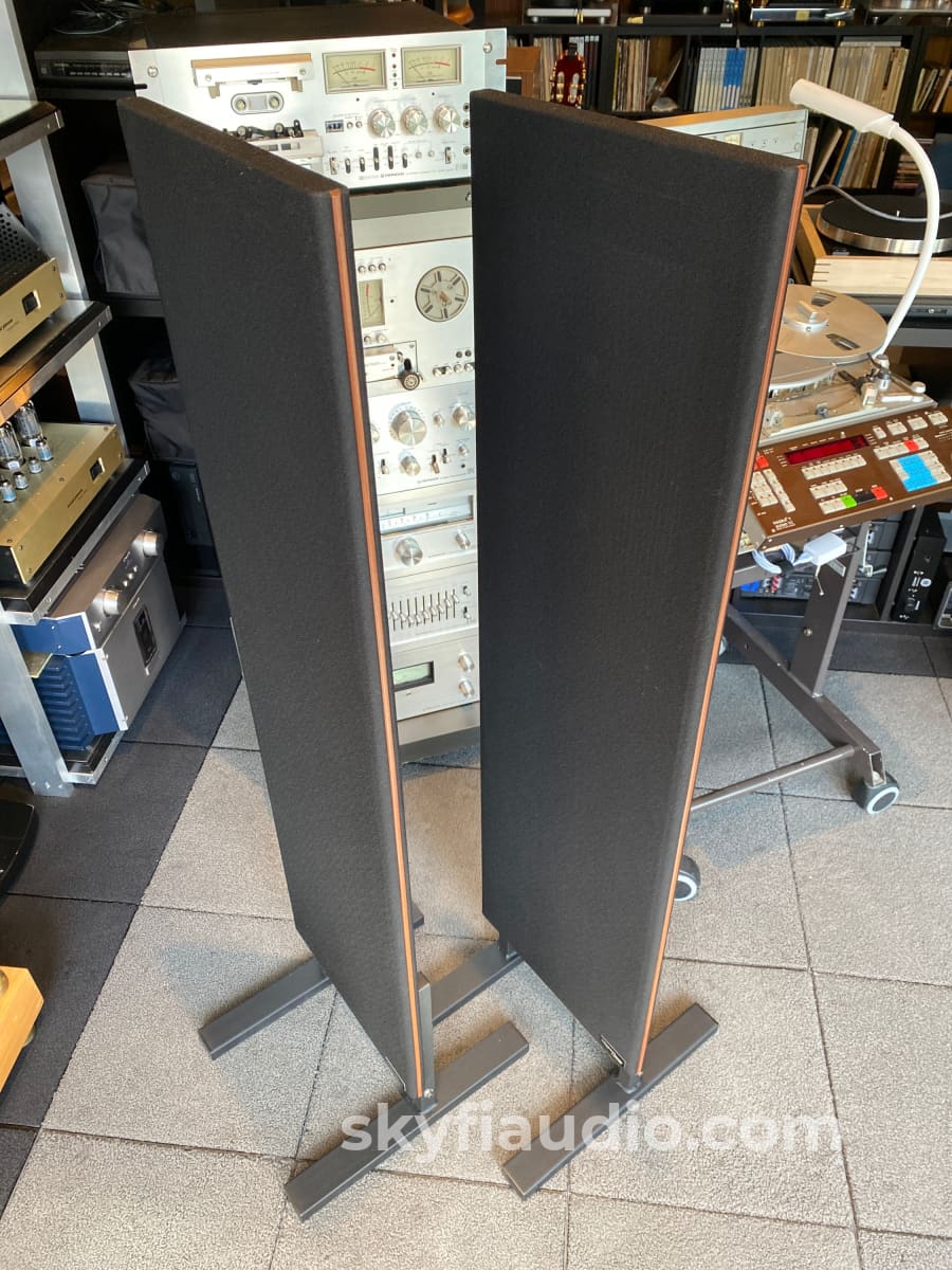 Magnepan Lrs Magnetic Planar Speakers With Stands Complete Set
