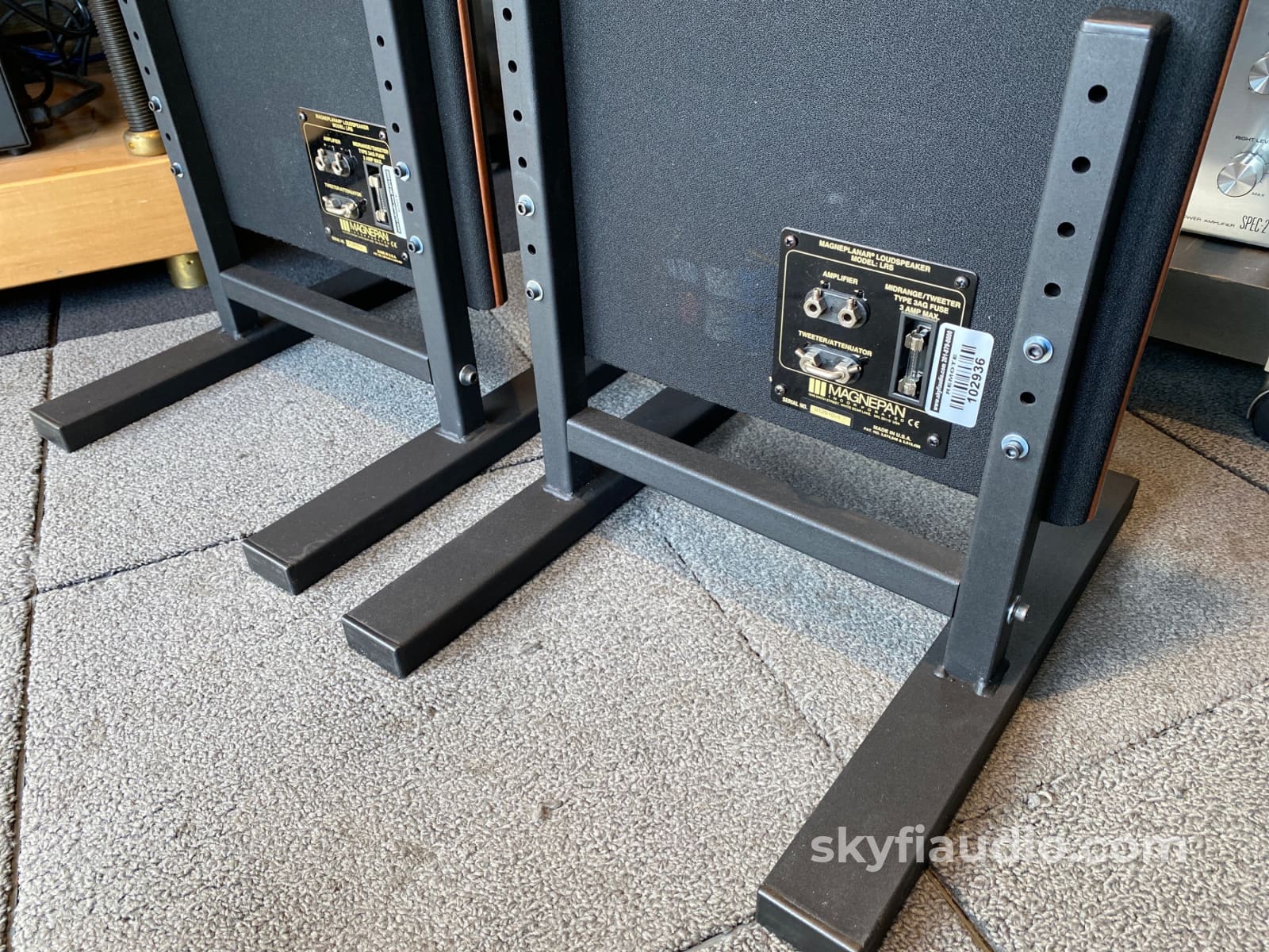Magnepan Lrs Magnetic Planar Speakers With Stands Complete Set