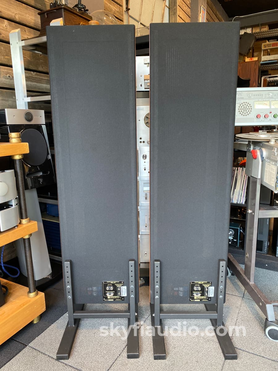 Magnepan Lrs Magnetic Planar Speakers With Stands Complete Set