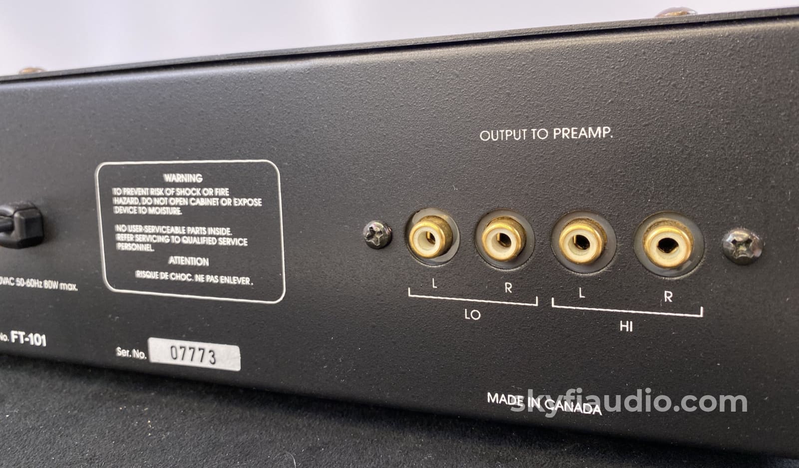 Magnum Dynalab Ft-101 Digital/Analog Reference Fm Tuner