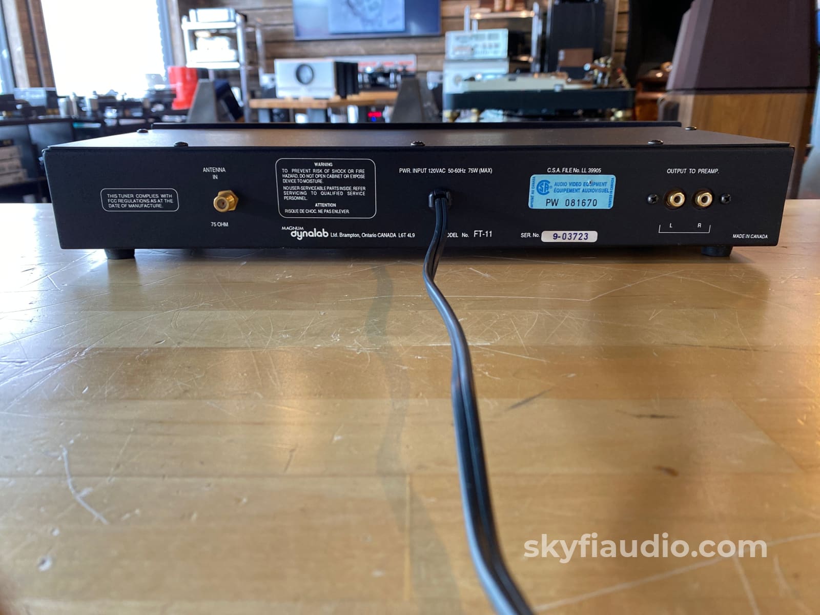 Magnum Dynalab Ft-11 Analog Fm Tuner