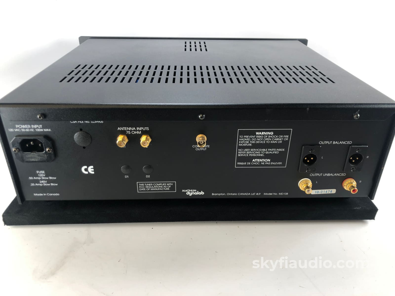 Magnum Dynalab Md-108T Fm Tuner With Magic Eye