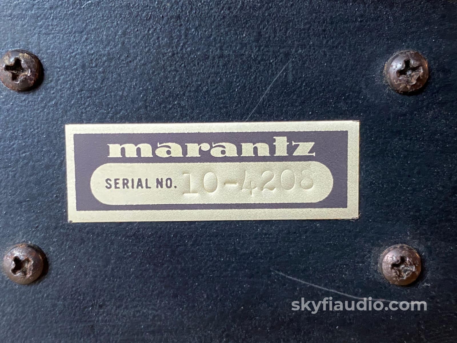 Marantz 10B Vintage Analog Tube Tuner - Top 3 Tuners Ever Made And Highly Collectable