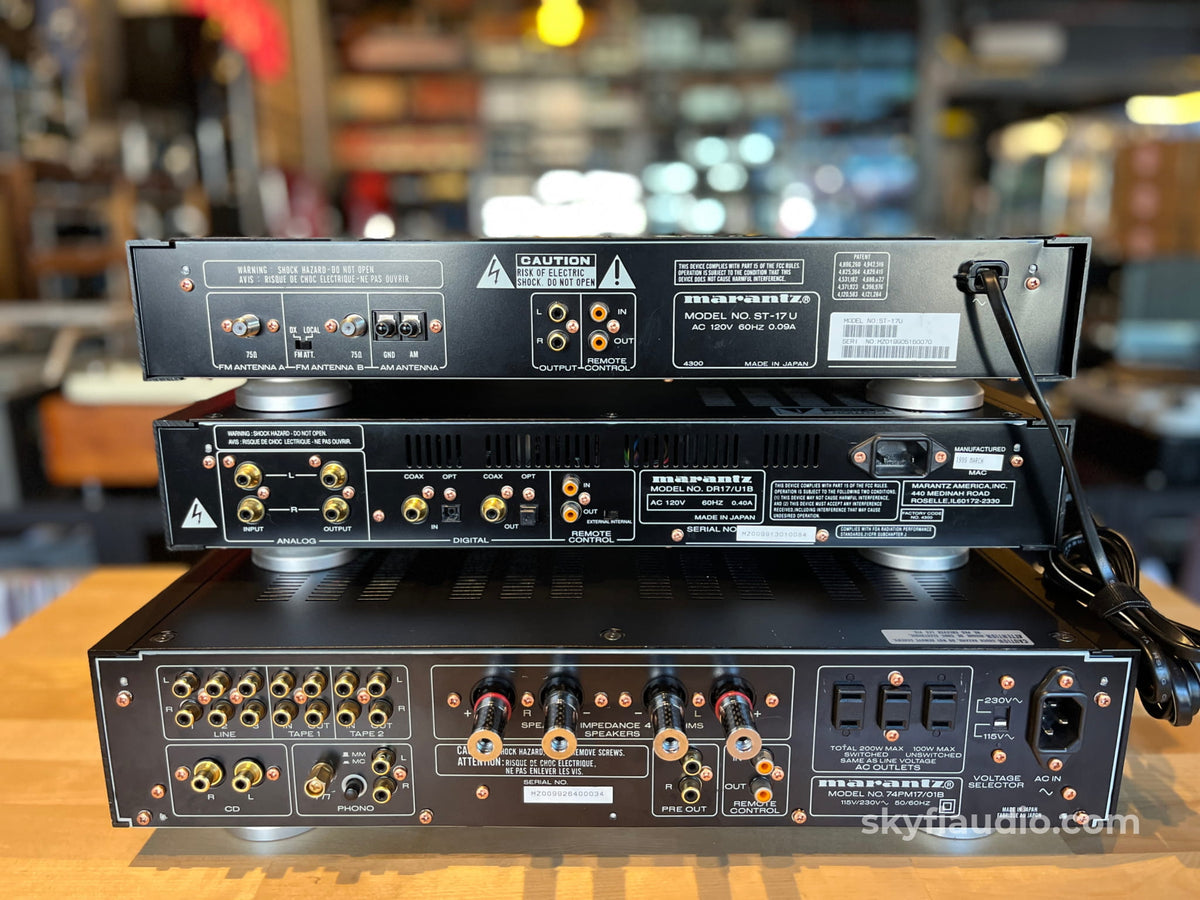 Marantz 17 Series System - Integrated Amplifier CD Player and Tuner - Integrated Amplifier