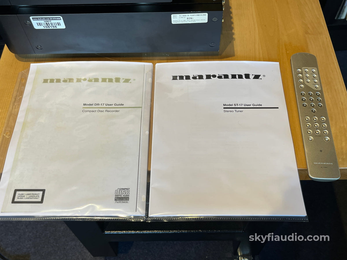 Marantz 17 Series System - Integrated Amplifier CD Player and Tuner - Integrated Amplifier