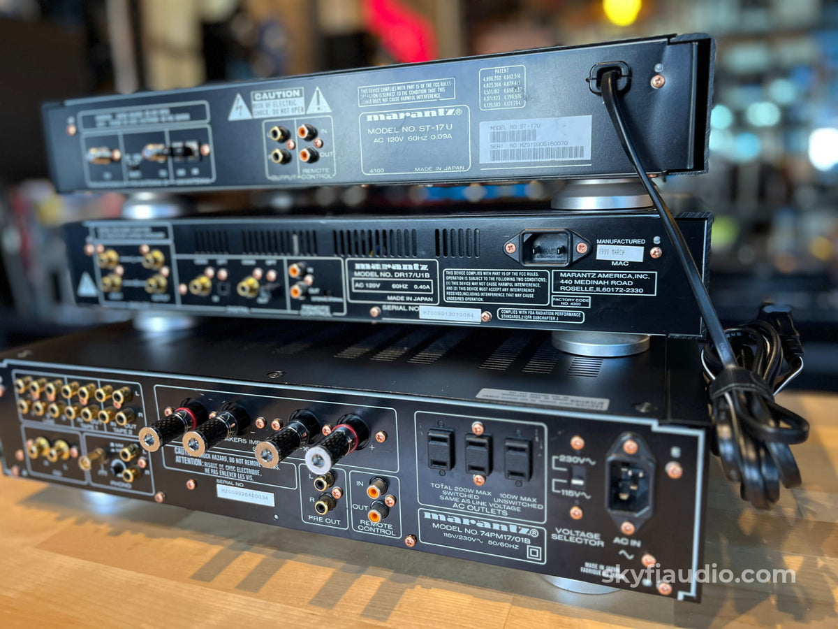 Marantz 17 Series System - Integrated Amplifier CD Player and Tuner - Integrated Amplifier