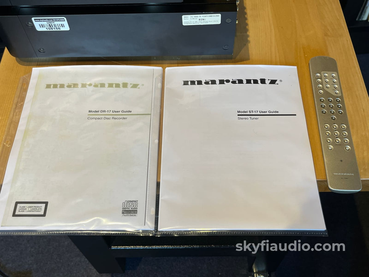 Marantz 17 Series System - Integrated Amplifier CD Player and Tuner - Integrated Amplifier