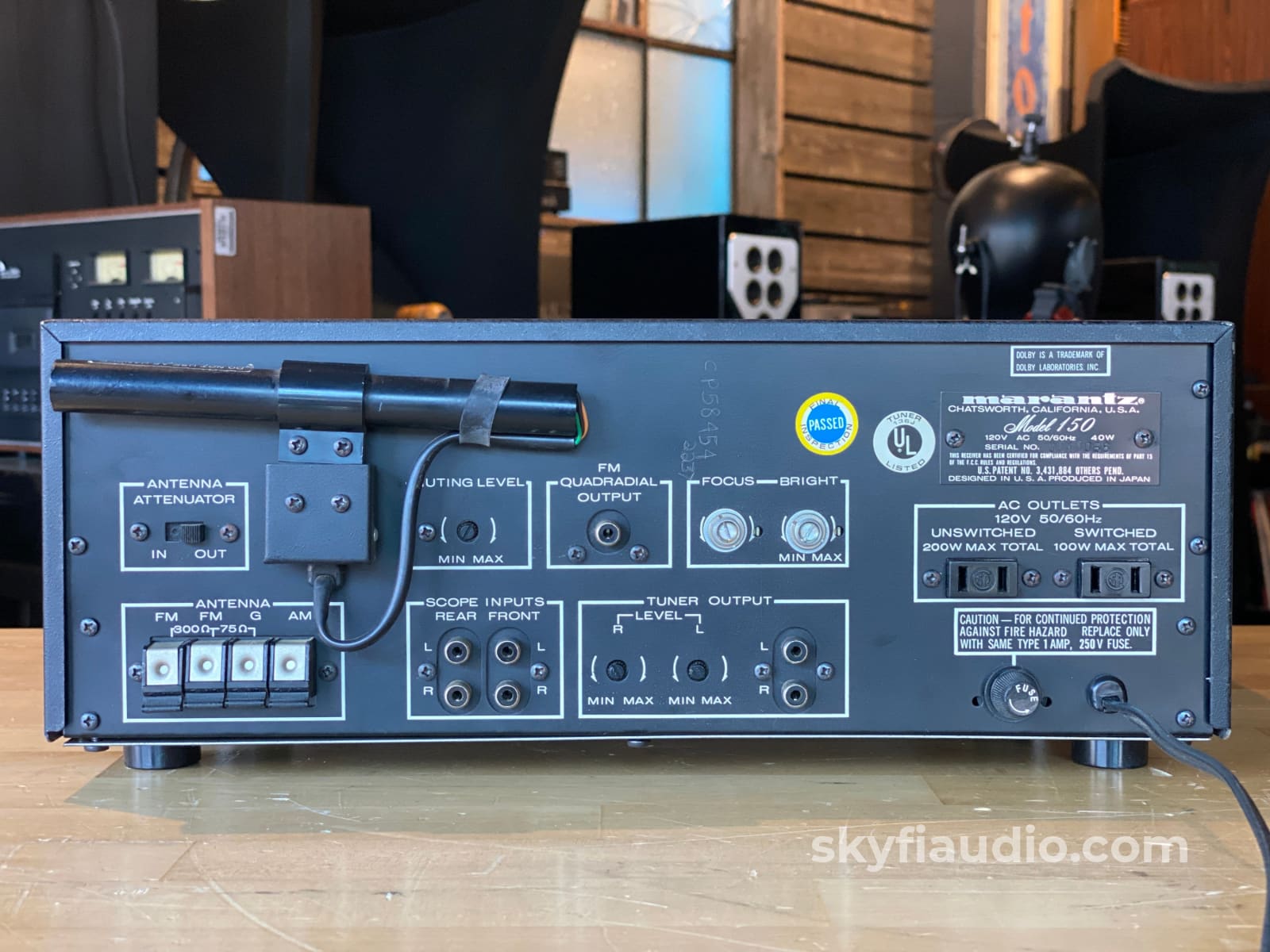 Marantz Model 150 Vintage Am/Fm Tuner With Scope