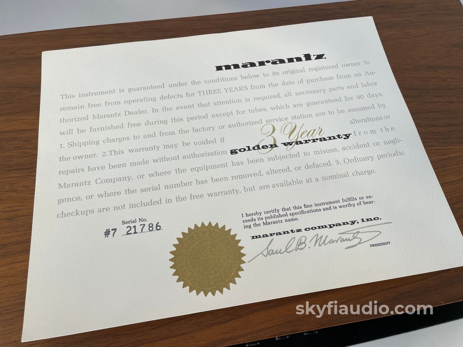 Marantz Model 7 Vintage Tube Preamp - Full Restoration And Gorgeous Preamplifier