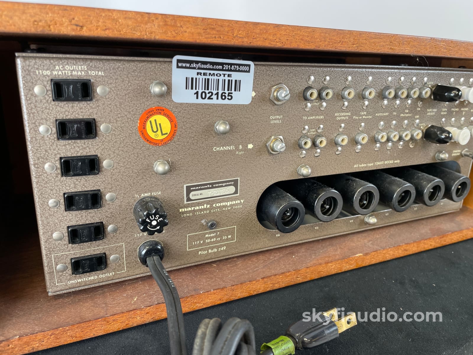 Marantz Model 7 Vintage Tube Preamp - Full Restoration And Gorgeous Preamplifier