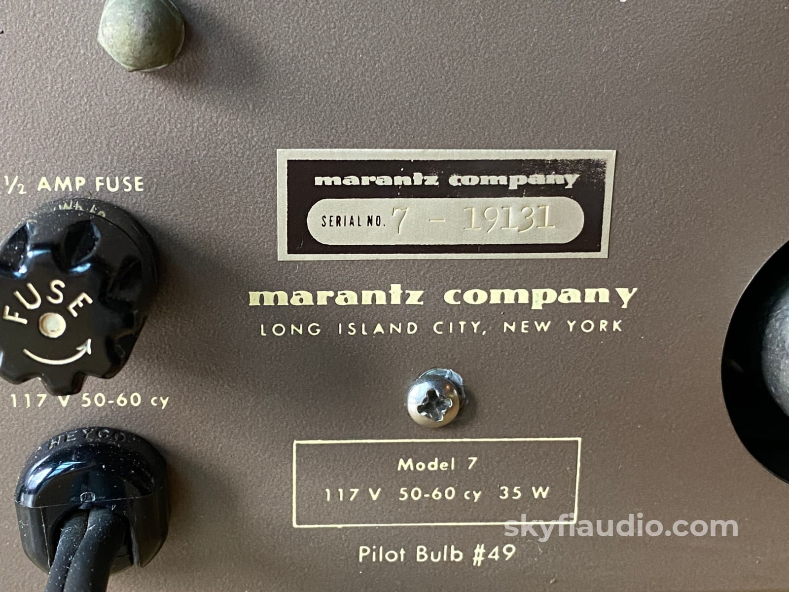 Marantz Model 7 Vintage Tube Preamp - Skyfi Restored Super Collectable Preamplifier