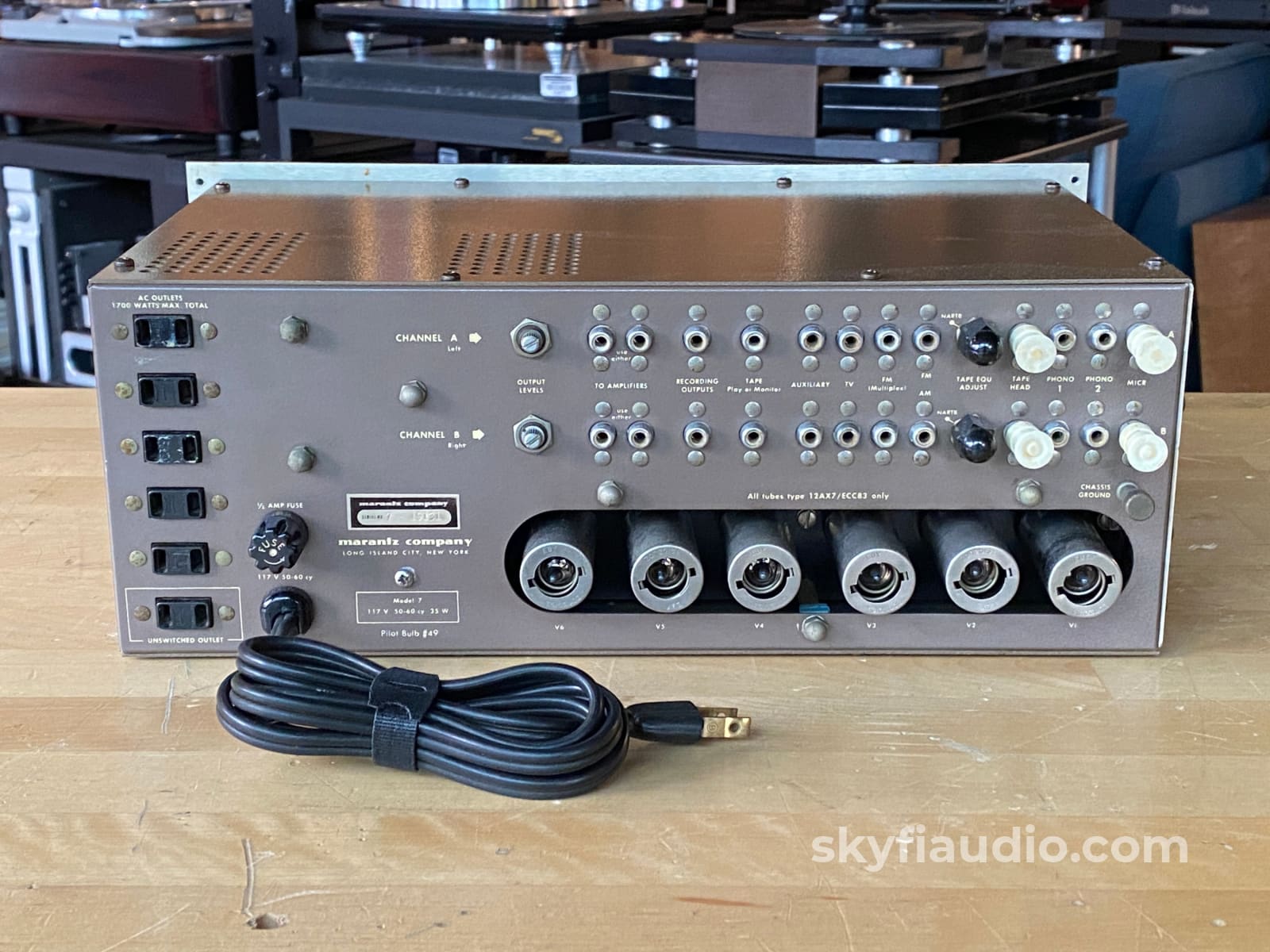 Marantz Model 7 Vintage Tube Preamp - Skyfi Restored Super Collectable Preamplifier