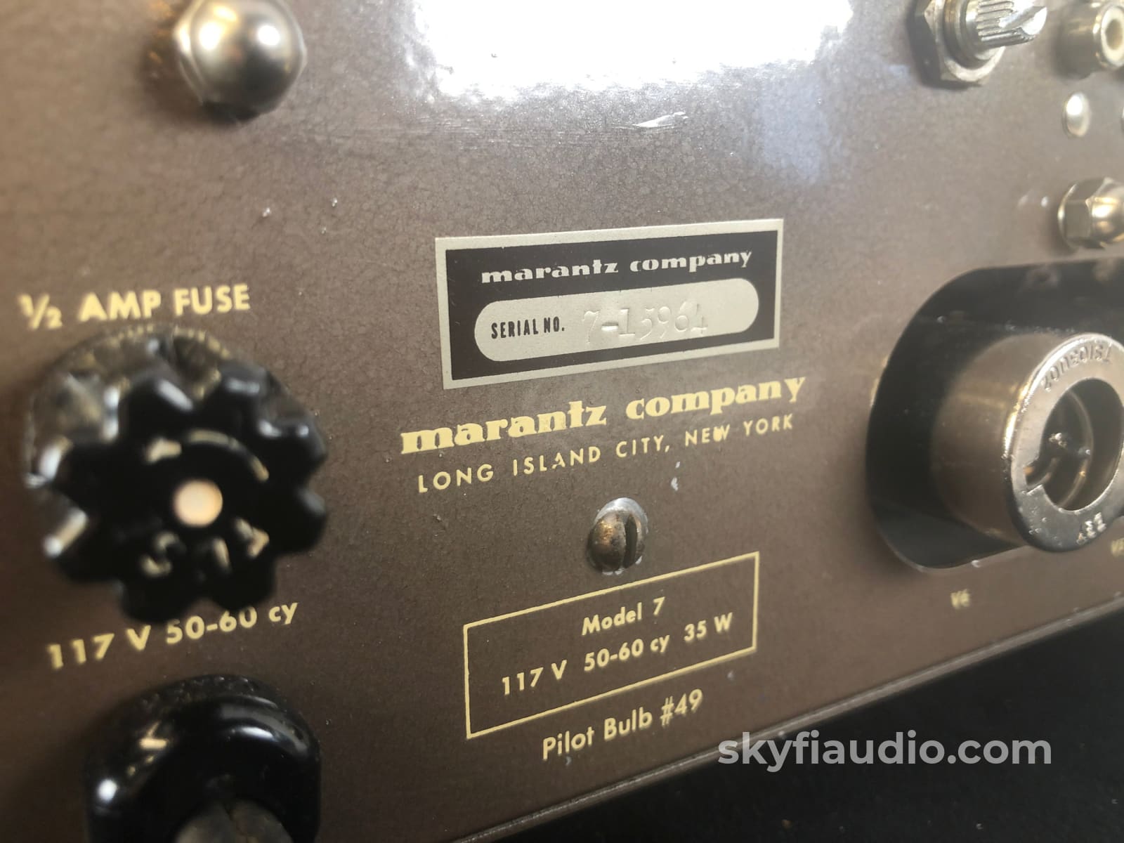 Marantz Model 7 Vintage Tube Preamp - Super Collectible Holy Grail Collection Preamplifier