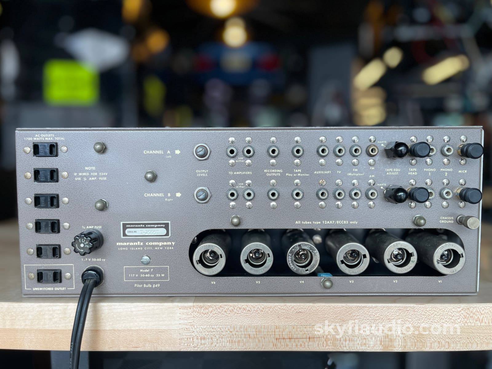 Marantz Model 7 Vintage Tube Preamp- SkyFi Restored Preamplifier