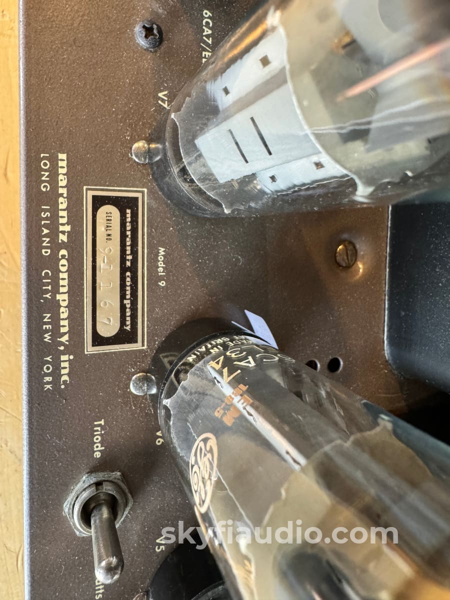 Marantz Model 9 Vintage Tube Monoblock Amplifier (Single) - The Holy Grail- Early Serial
