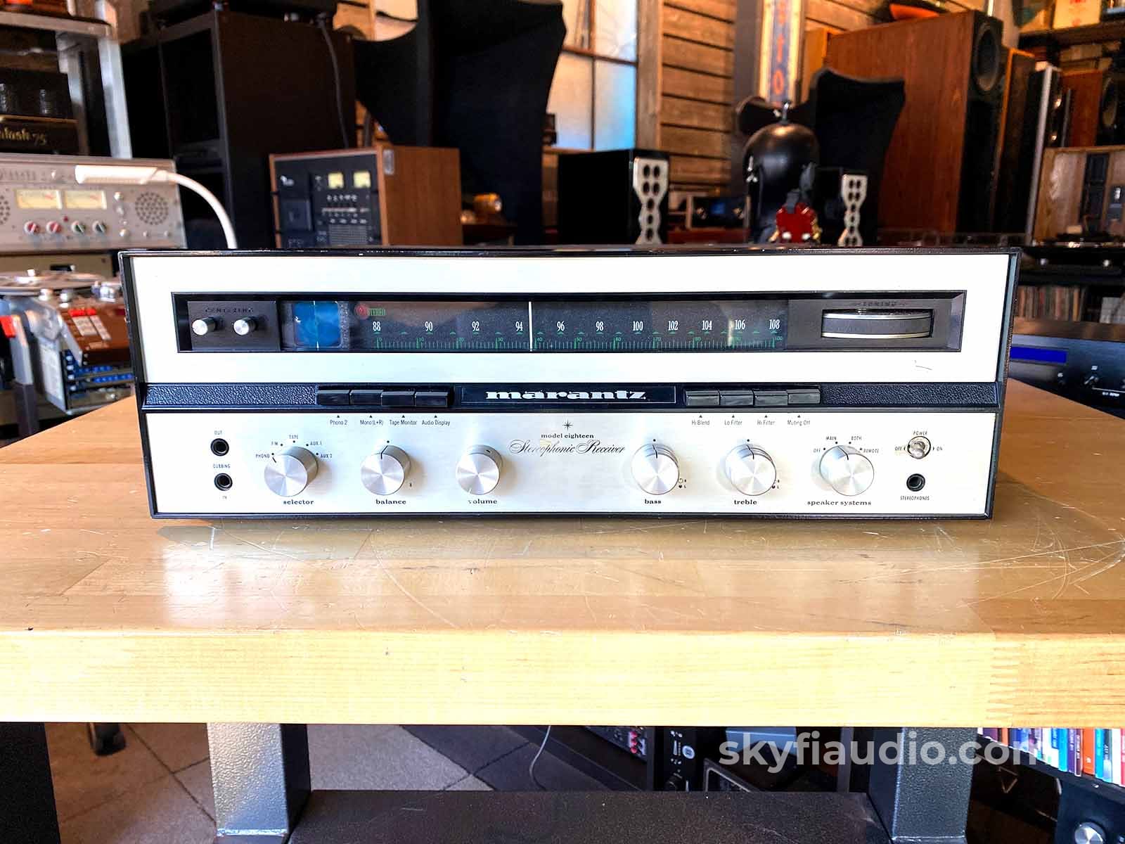Marantz Model Eighteen - The First Marantz Receiver! 40WPC with Phono