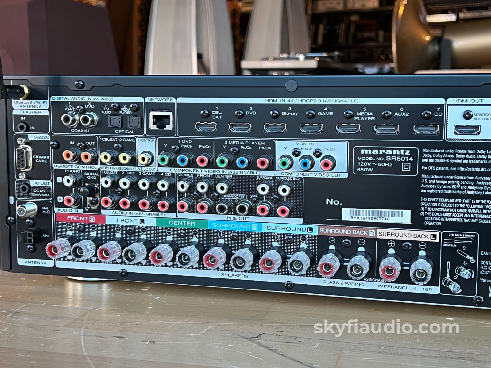 Marantz Sr5014 Av Receiver - 7.2 Channels Ultra Hd 4K Dolby Atmos And Vision Integrated Amplifier