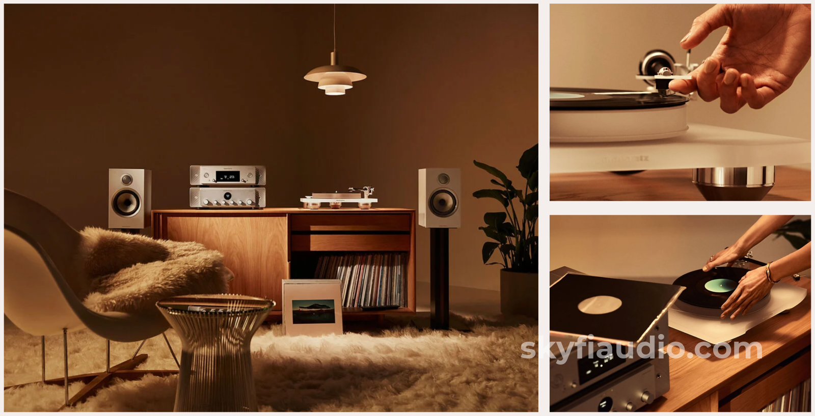 Marantz TT-15S1 Reference Belt Drive Turntable with New Sumiko Blue Point No. 3 Cartridge - Factory Refurbished