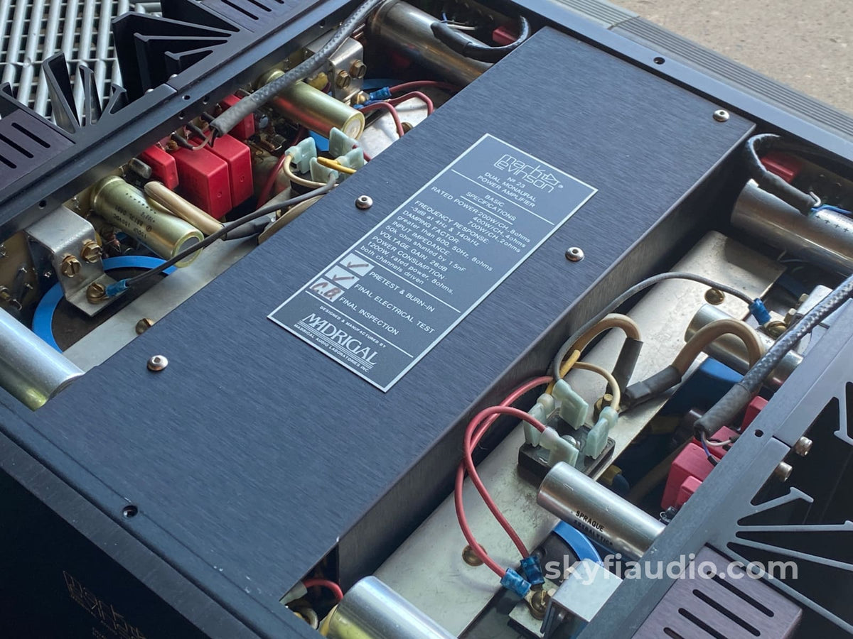 Mark Levinson No.23 Dual Monaural Solid State Amplifier