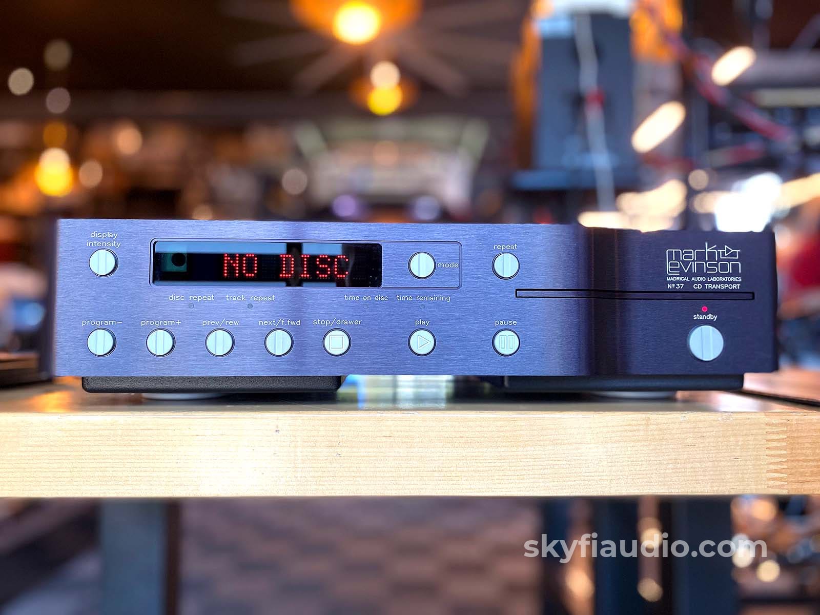 Mark Levinson No.37 CD Transport With Original Manual - Freshly Servic