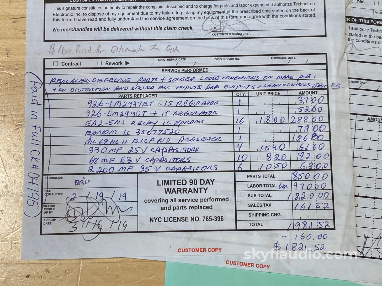 Mark Levinson 380S Dual Mono Preamp - Factory Serviced Preamplifier