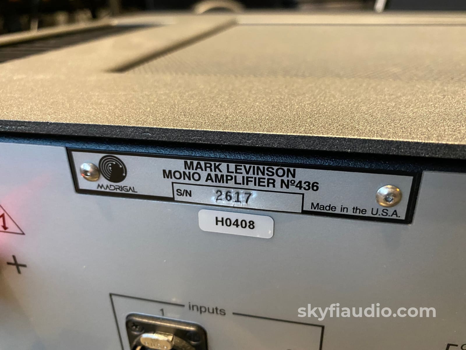 Mark Levinson No. 436 Monoblock Amplifiers - Rebuilt Amplifier