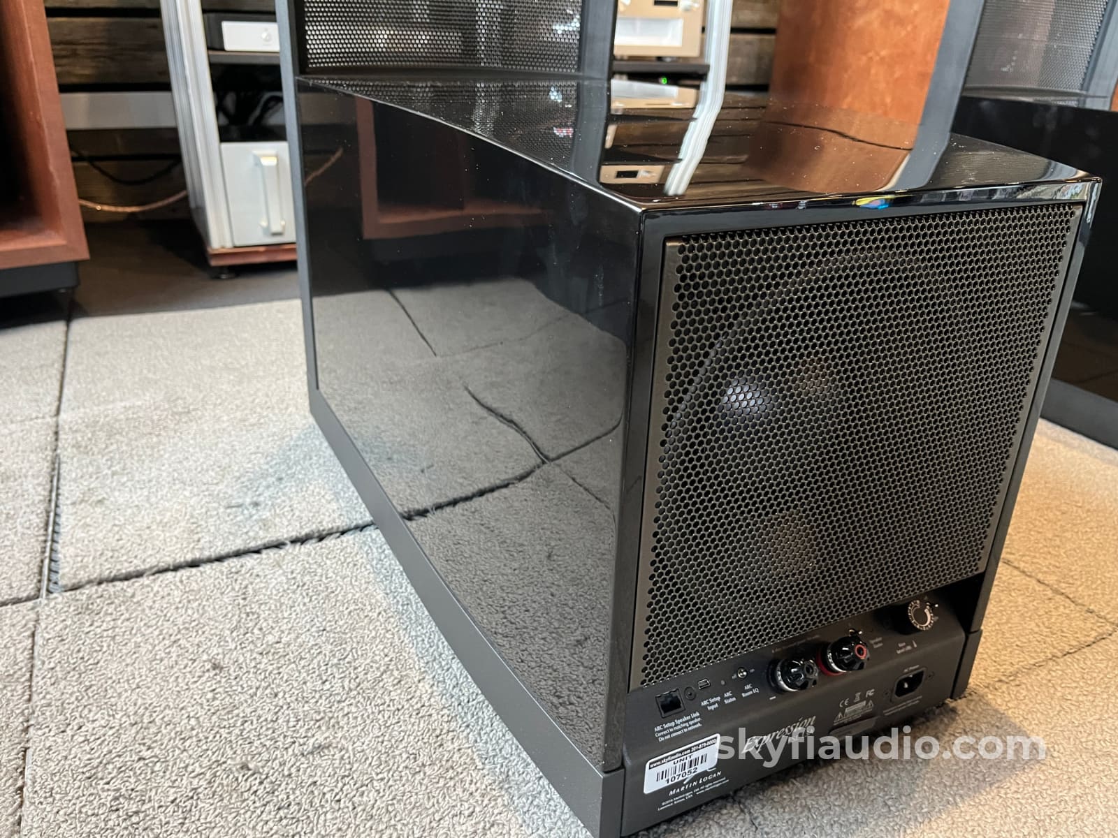 Martin Logan Expression ESL13A - Hybrid Electrostatic Speakers - Gloss Black Amplifier