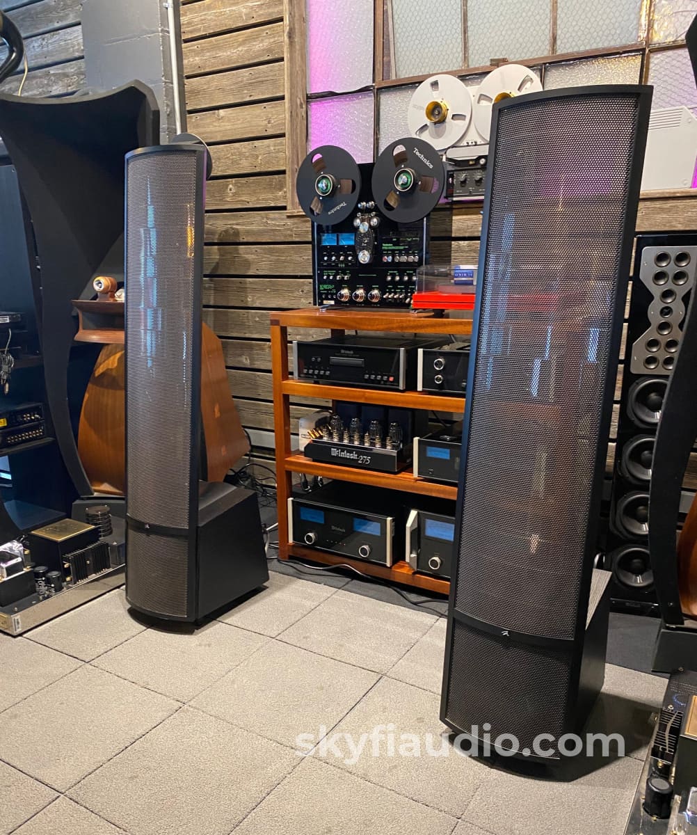 Martin Logan Montis - Electrostatic Speakers W/Integrated Bass Drivers Black Finish