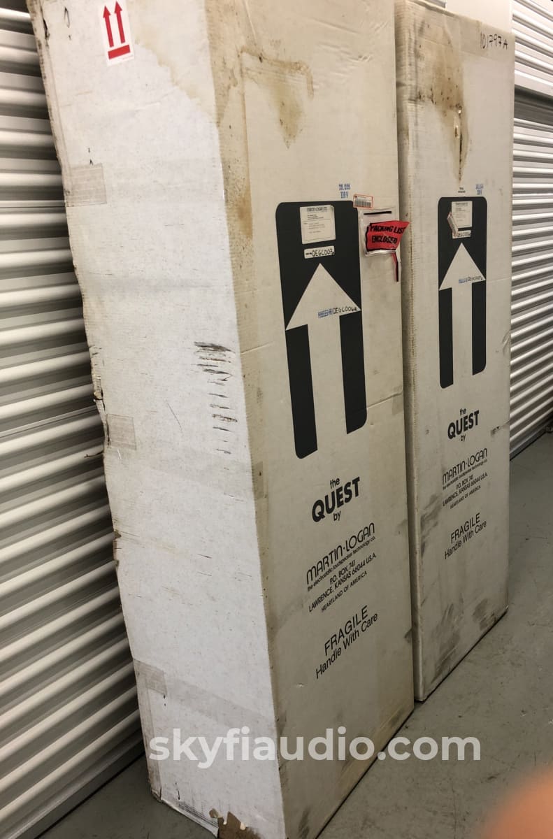 Martin Logan Quest Z Speakers In Original Boxes