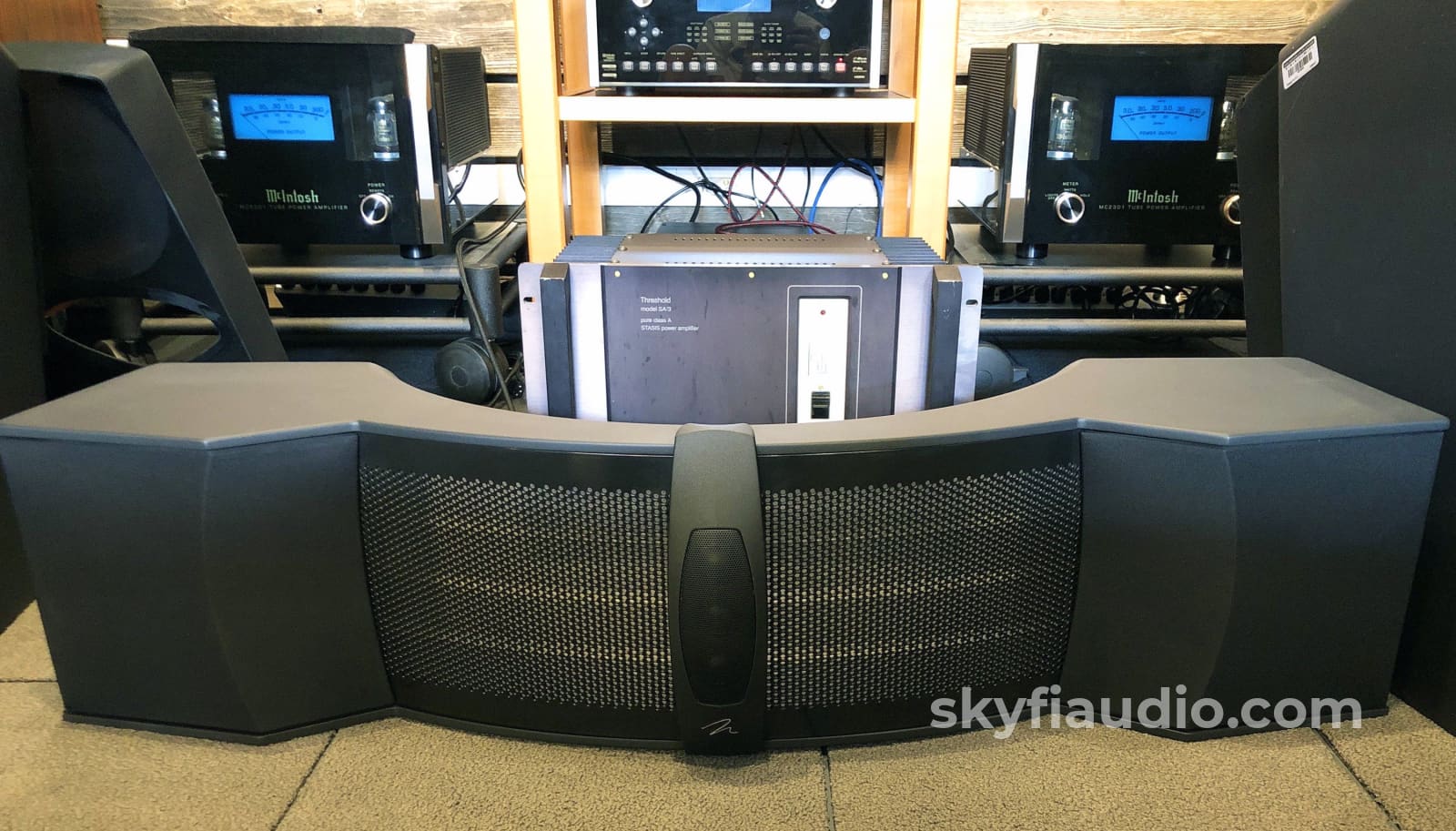 Martin Logan Reference Theater Esl Center Channel Speaker With Articulating Bracket Speakers