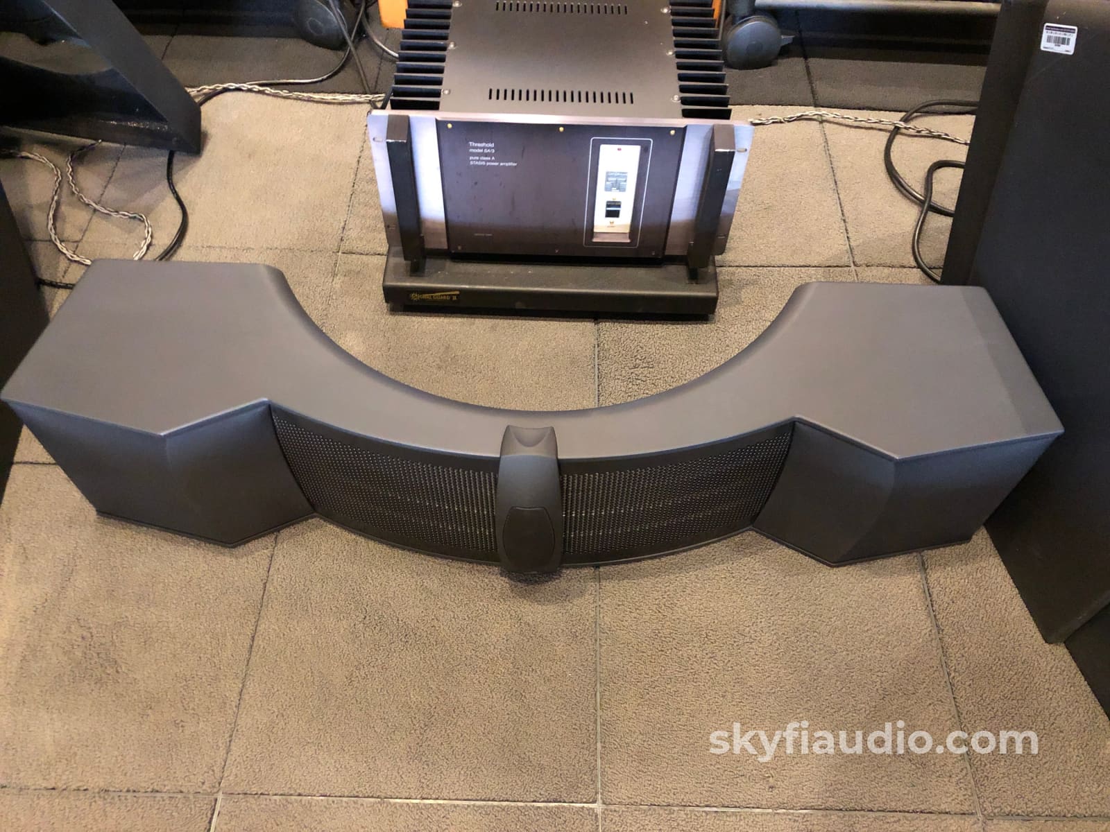 Martin Logan Reference Theater Esl Center Channel Speaker With Articulating Bracket Speakers