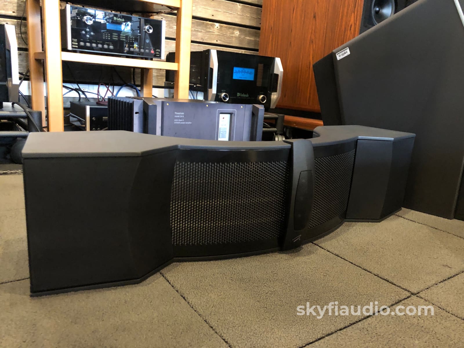 Martin Logan Reference Theater Esl Center Channel Speaker With Articulating Bracket Speakers