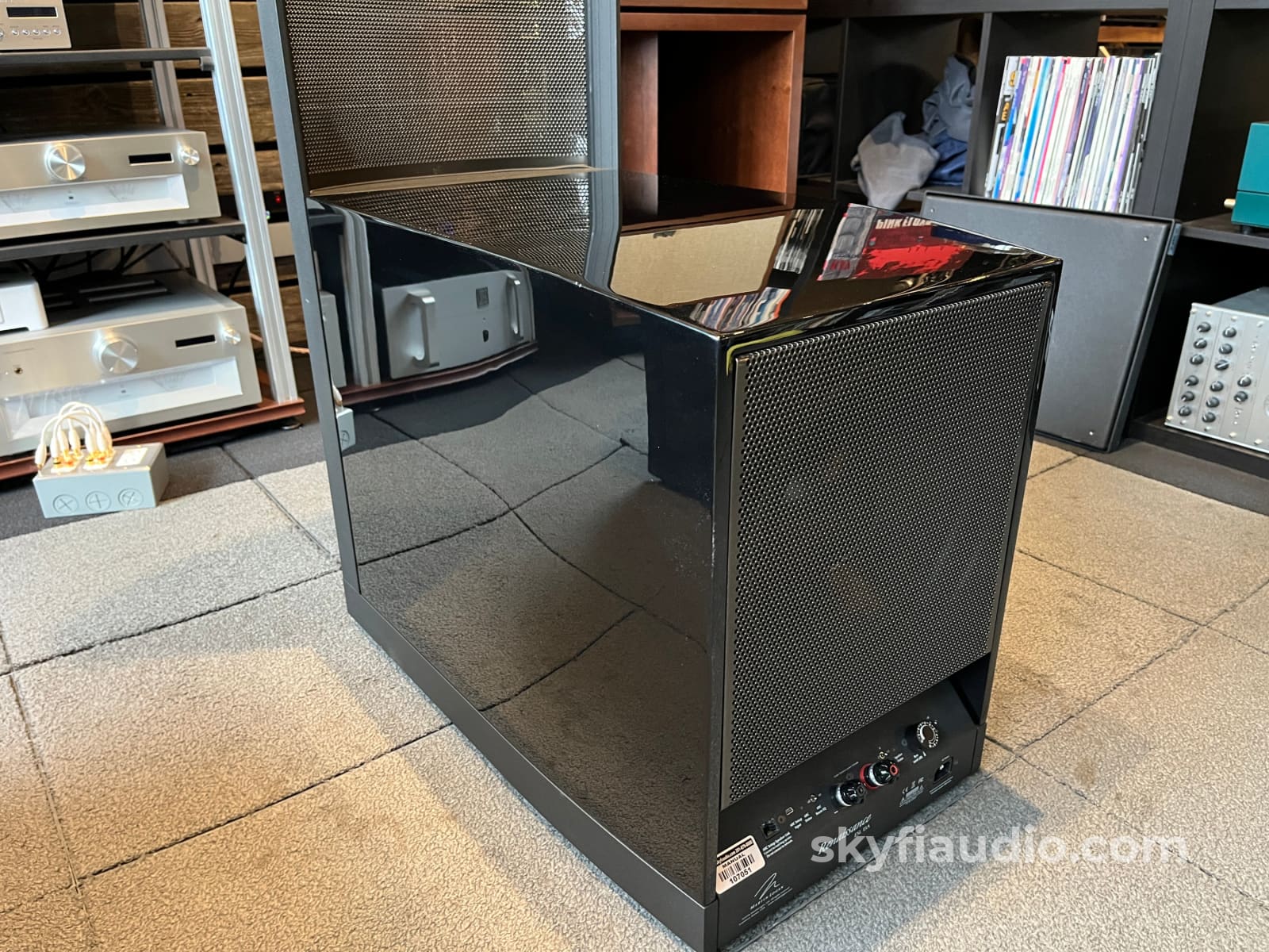 Martin Logan Renaissance ESL15A Loudspeakers - Hybrid Electrostatic - Gloss Black - Complete Kit Amplifier