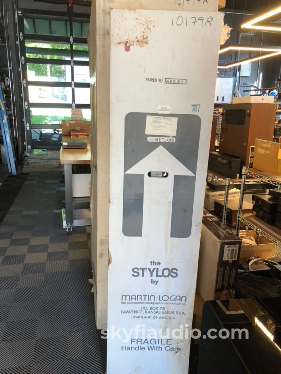 Martin Logan Stylos Side Surround Speakers - Wall Mounted