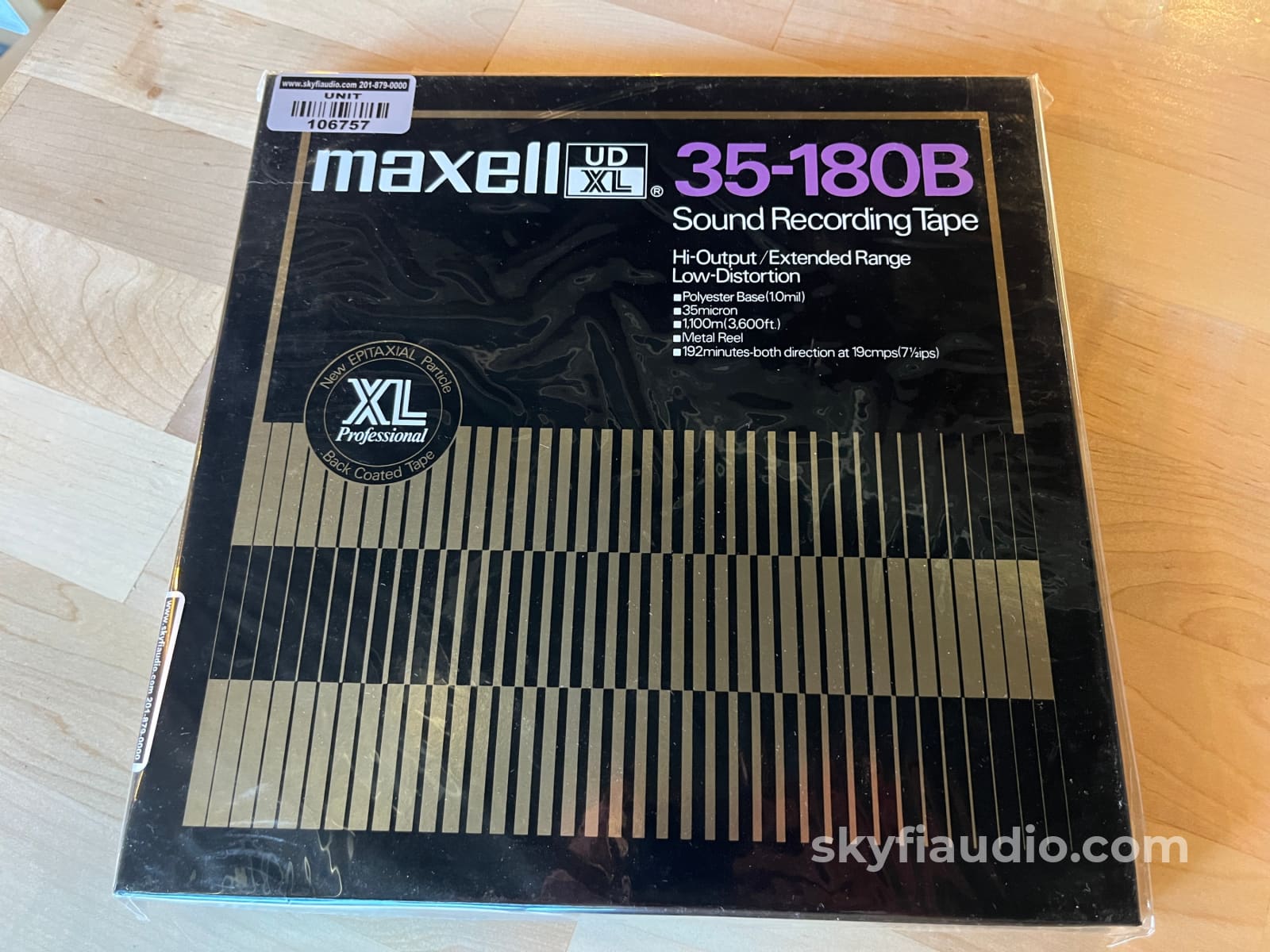 Maxell UD-XL 35-180B Reel To Reel Tape - New Old Stock Accessory