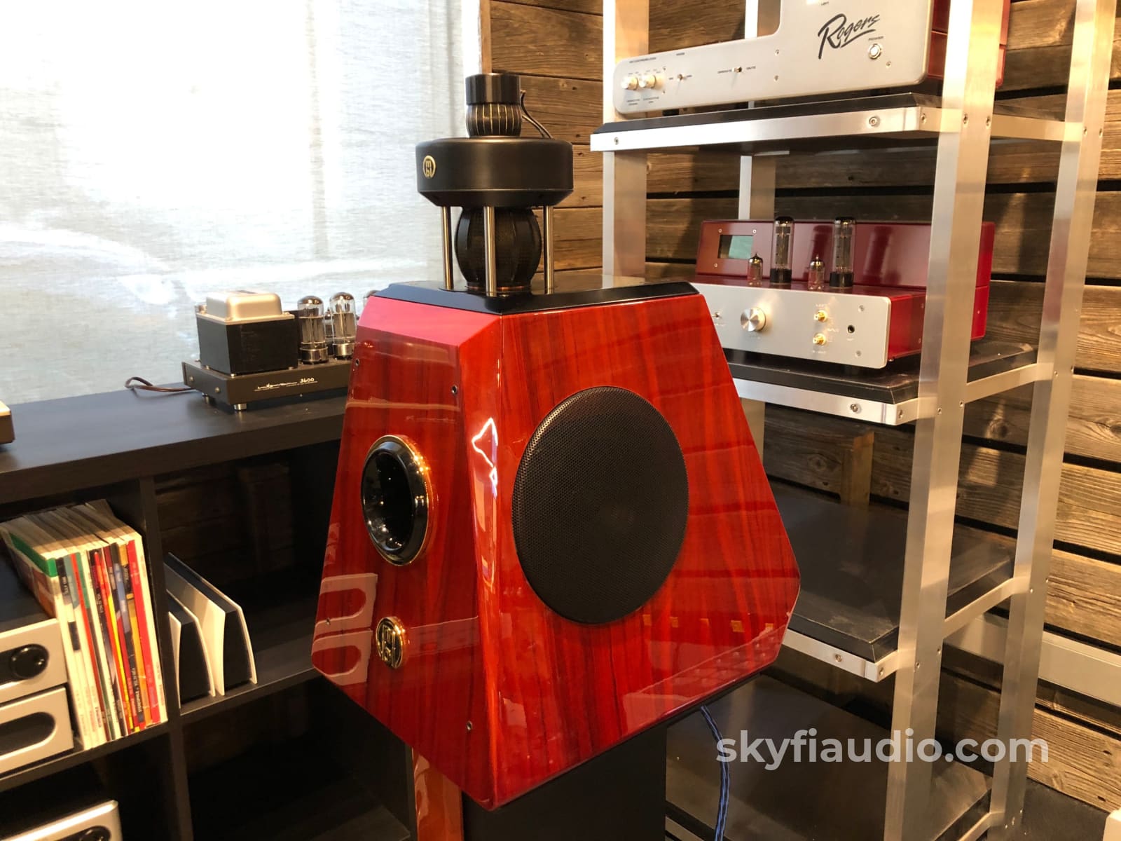 Mbl 121 Radialstrahler Speakers - With Stands And Crates