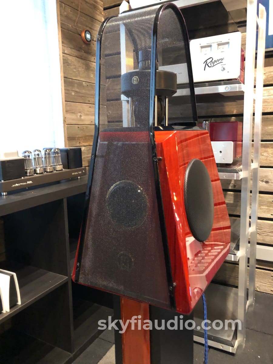 Mbl 121 Radialstrahler Speakers - With Stands And Crates