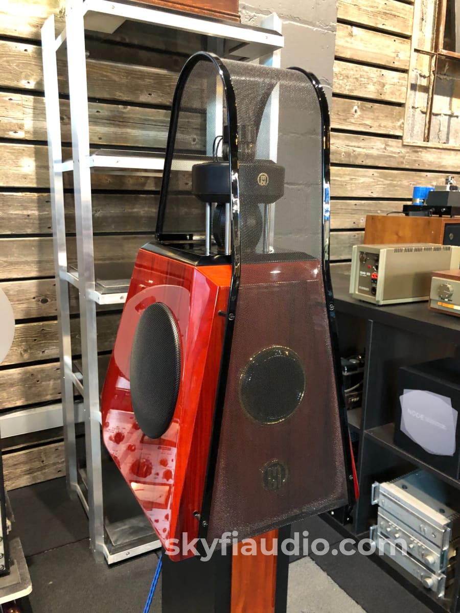 Mbl 121 Radialstrahler Speakers - With Stands And Crates