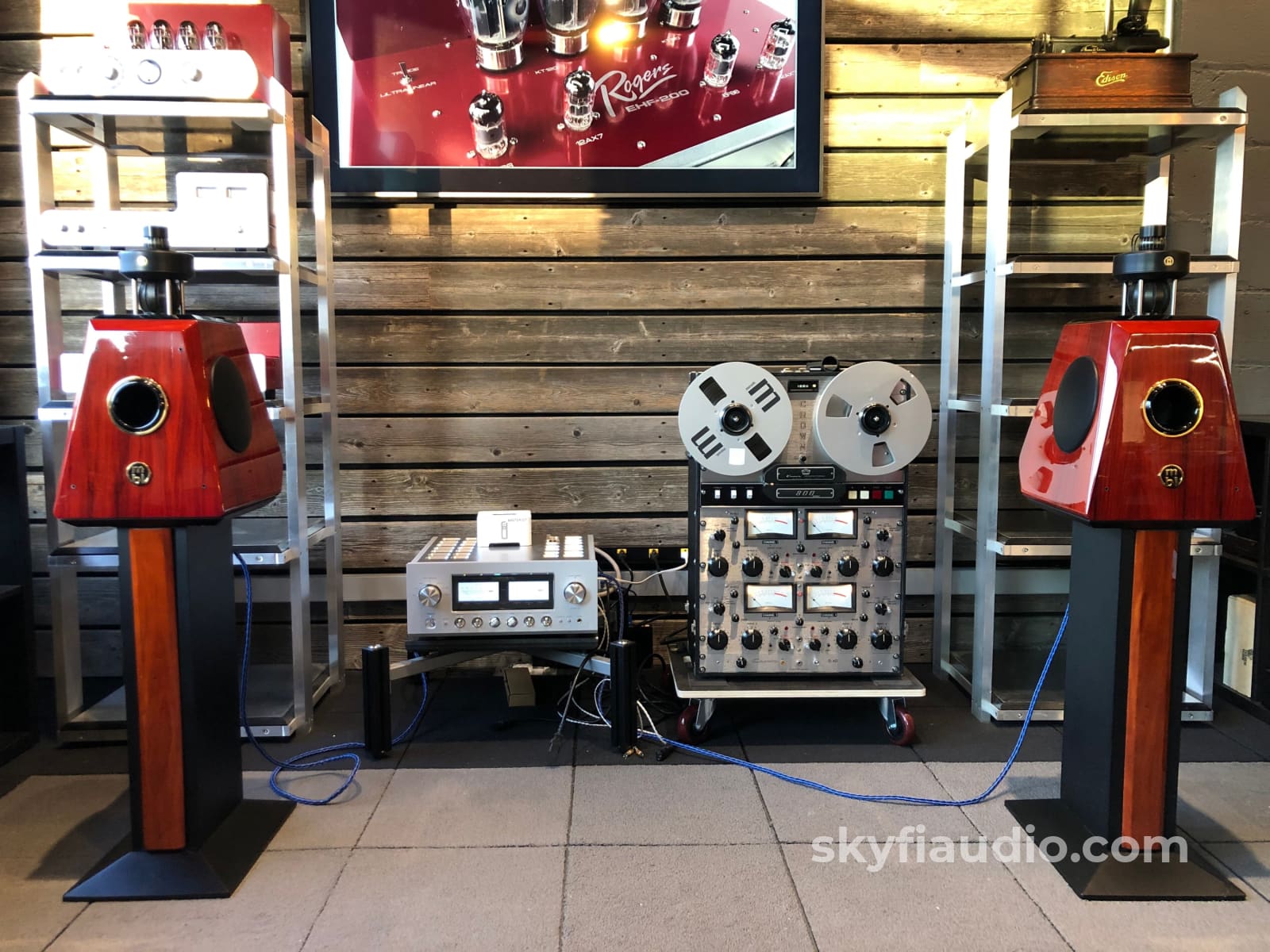 Mbl 121 Radialstrahler Speakers - With Stands And Crates