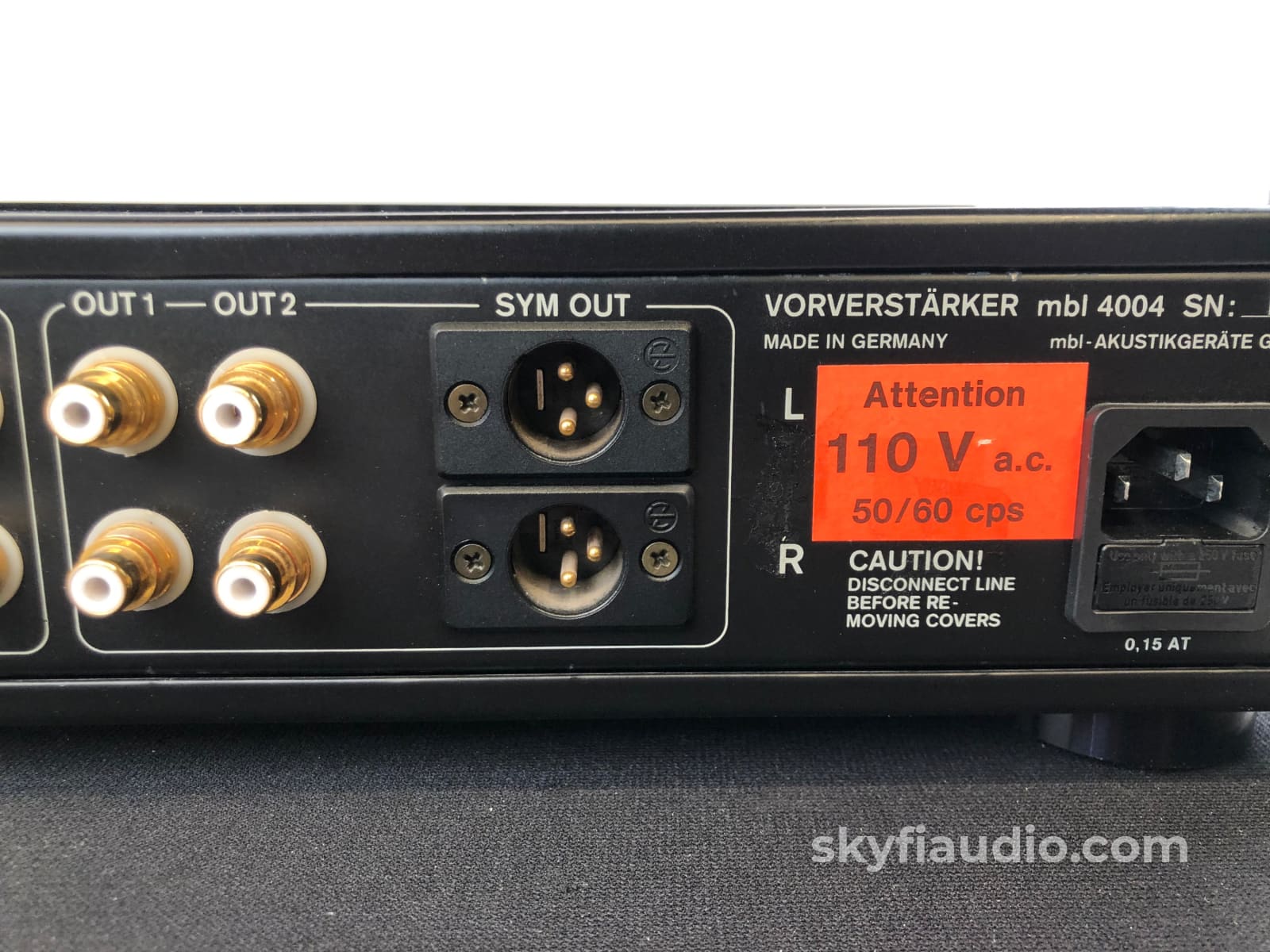 Mbl 4004 Preamp With Remote - Super Rare! Preamplifier
