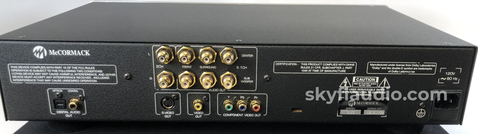 Mccormack Udp-1 Sacd/Cd Player - Burr-Brown Dacs Complete With Remote Box And Manual Cd + Digital