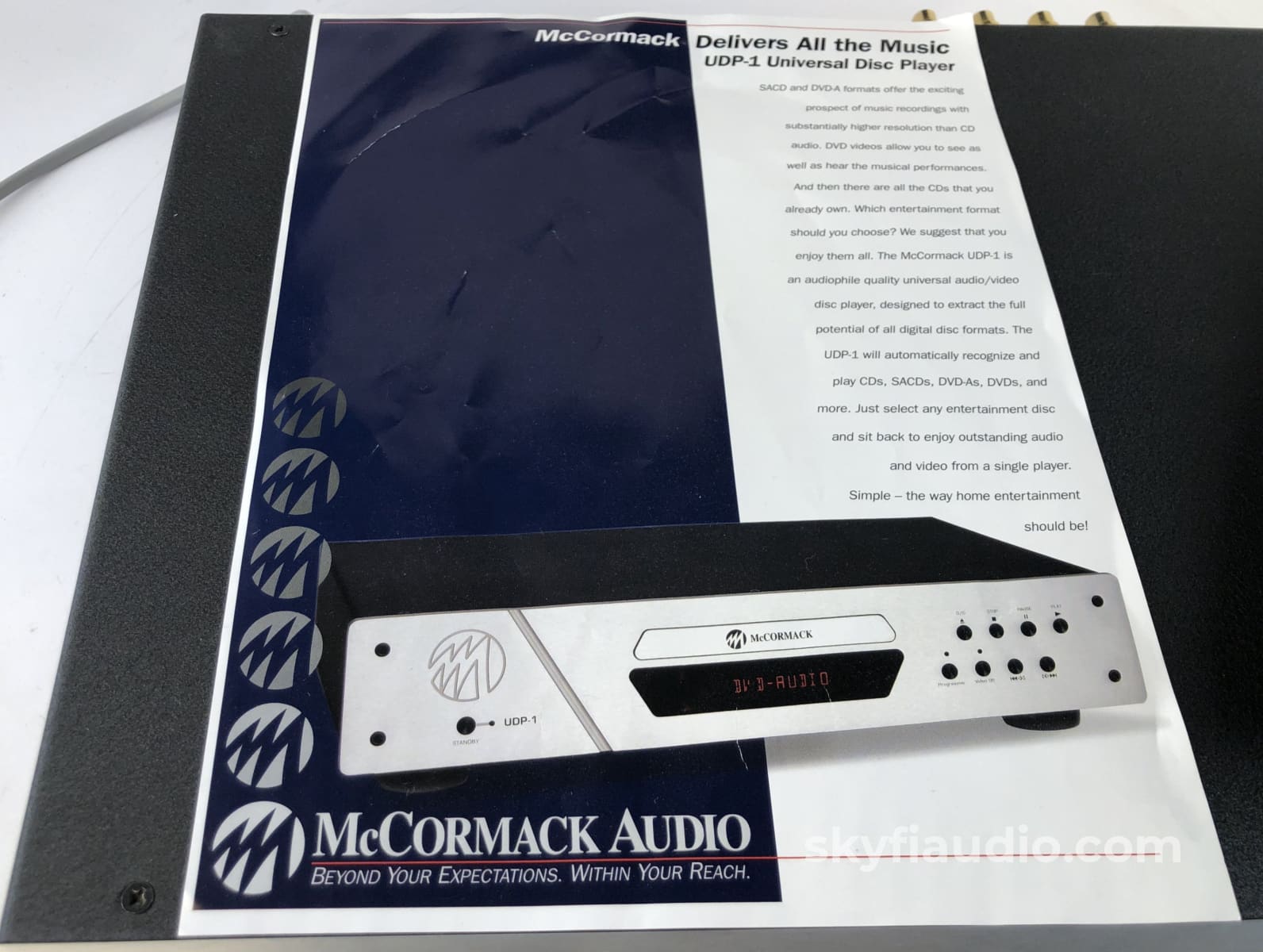 Mccormack Udp-1 Sacd/Cd Player - Burr-Brown Dacs Complete With Remote Box And Manual Cd + Digital
