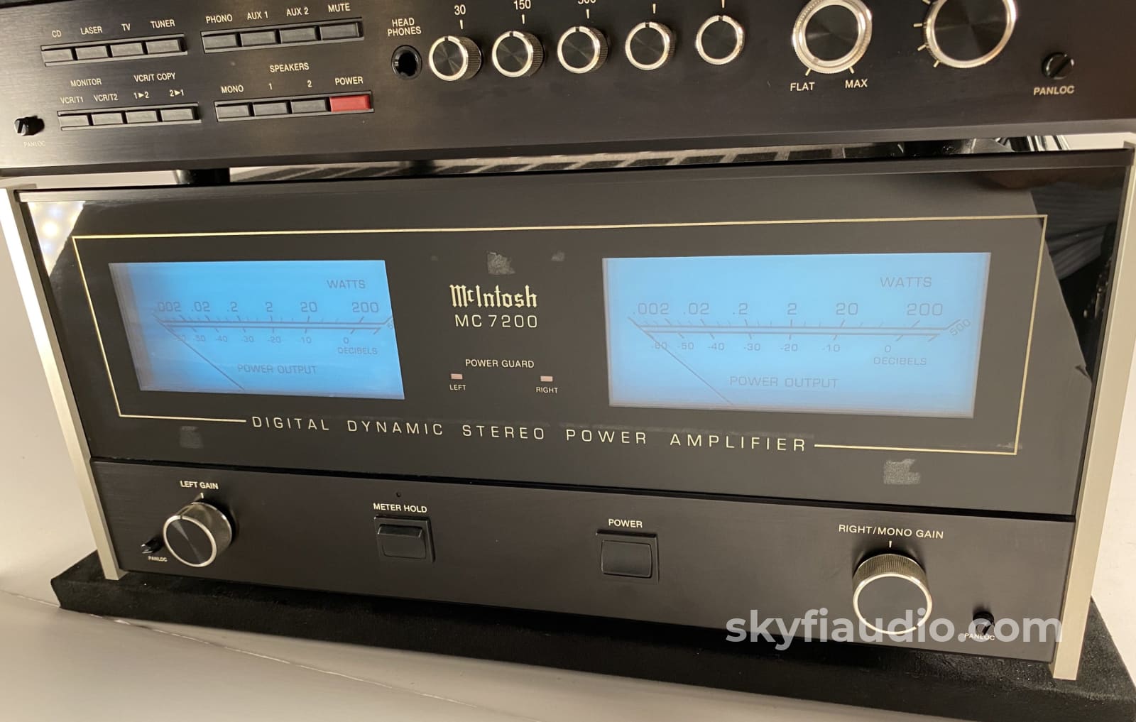 Mcintosh 4 Piece System From The 1980S And 1990S = C37 + Mc7200 Mcd7007 Mr7083 Skyfi Curated