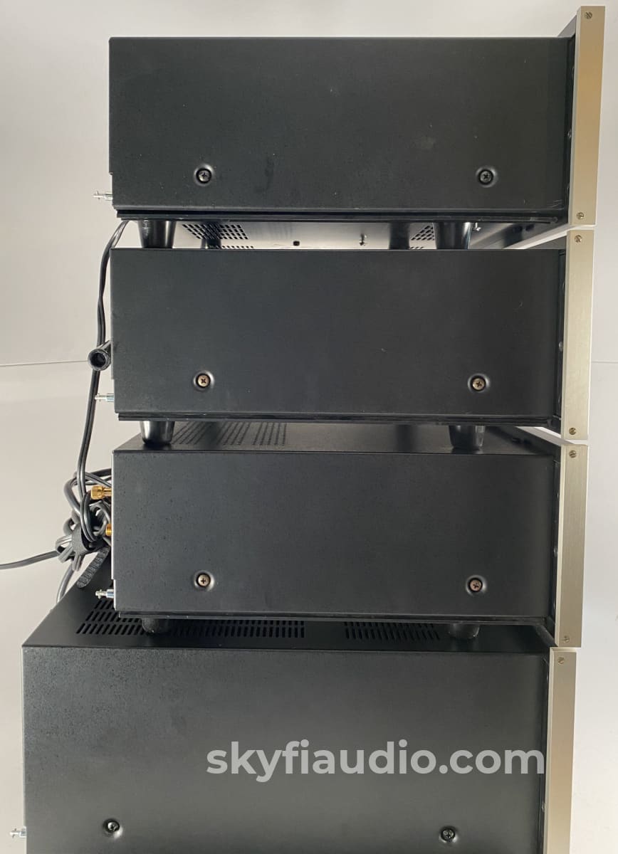 Mcintosh 4 Piece System From The 1980S And 1990S = C37 + Mc7200 Mcd7007 Mr7083 Skyfi Curated