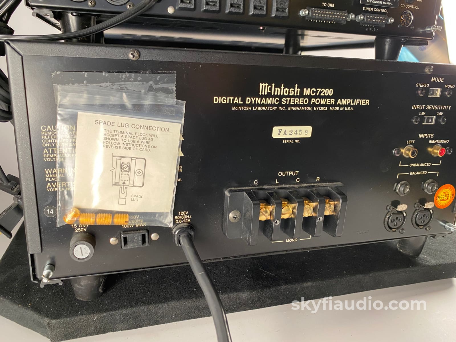 Mcintosh 4 Piece System From The 1980S And 1990S = C37 + Mc7200 Mcd7007 Mr7083 Skyfi Curated