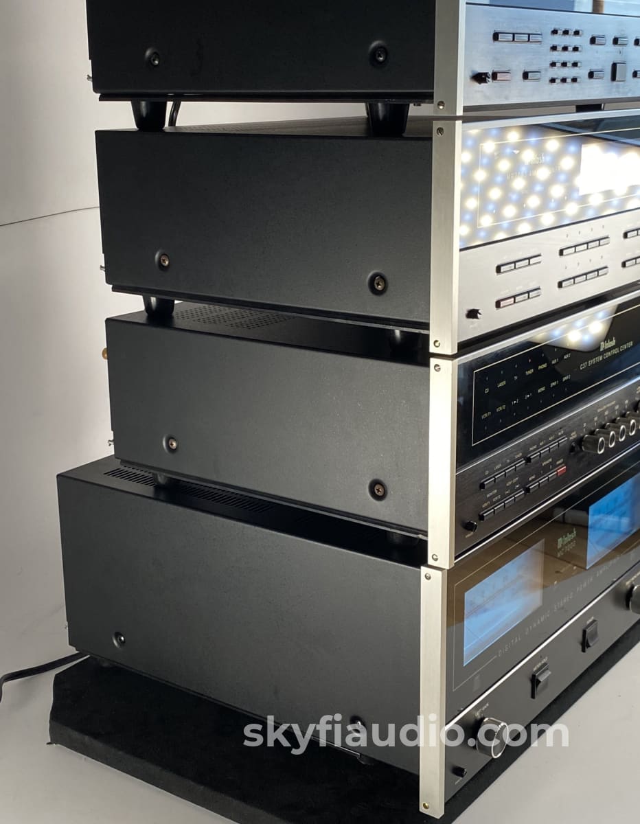 Mcintosh 4 Piece System From The 1980S And 1990S = C37 + Mc7200 Mcd7007 Mr7083 Skyfi Curated